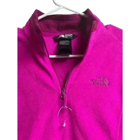 The North Face Quarter Zip Pullover Blouse Jacket Purple Medium - Picture 2 of 7